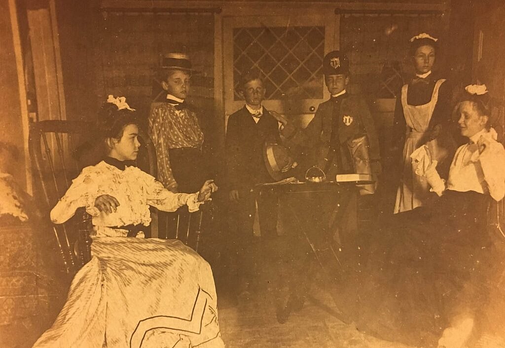 vintage girls camp costume