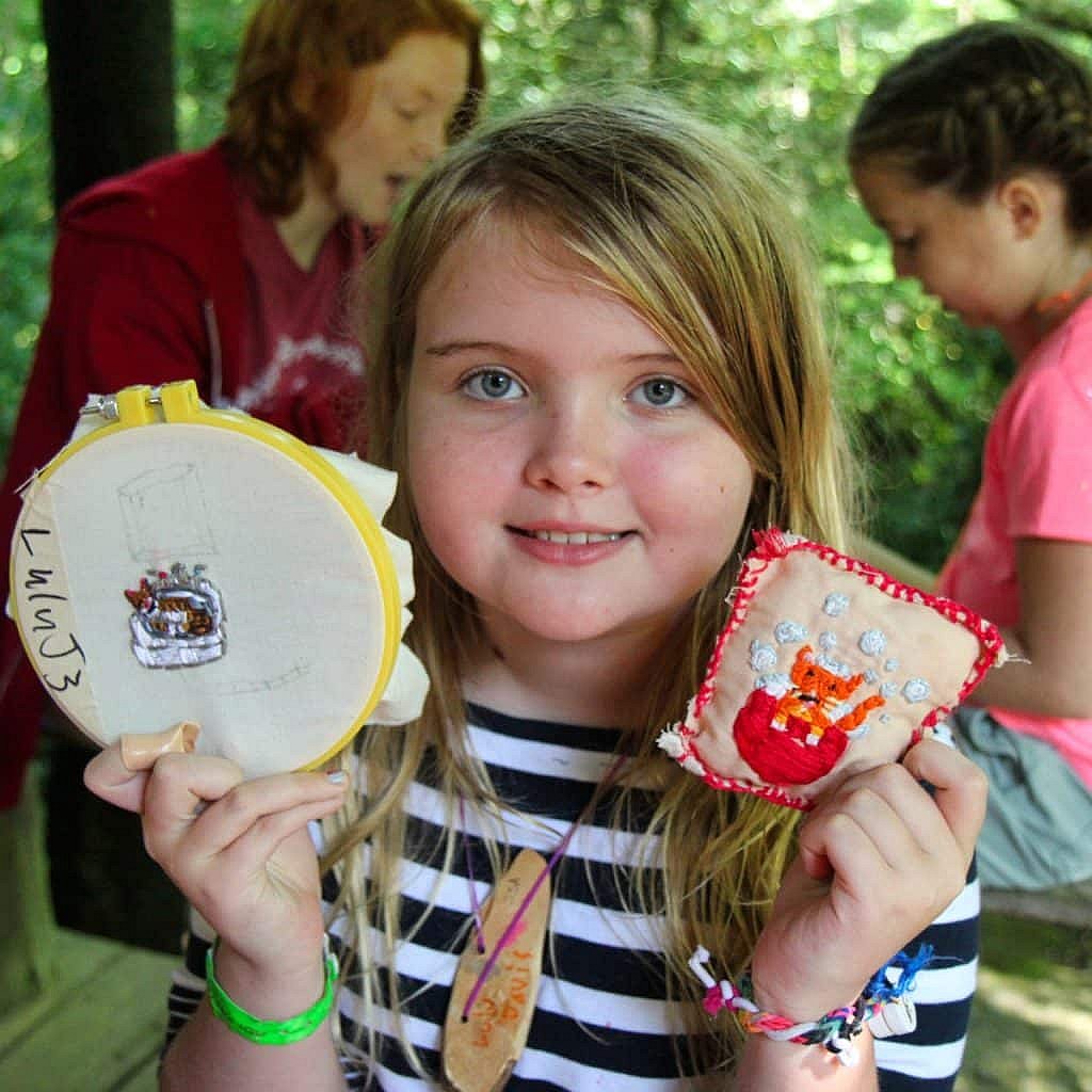 Needle Crafting Child