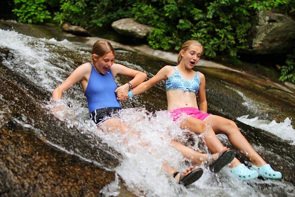 nc sliding rock camp girls