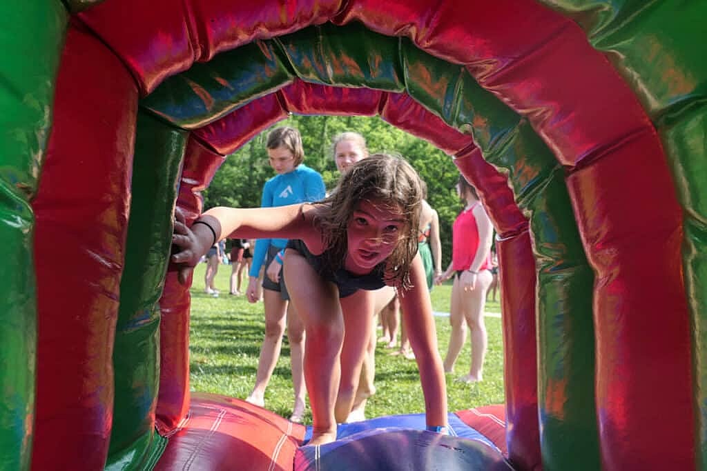 ready to race at camp