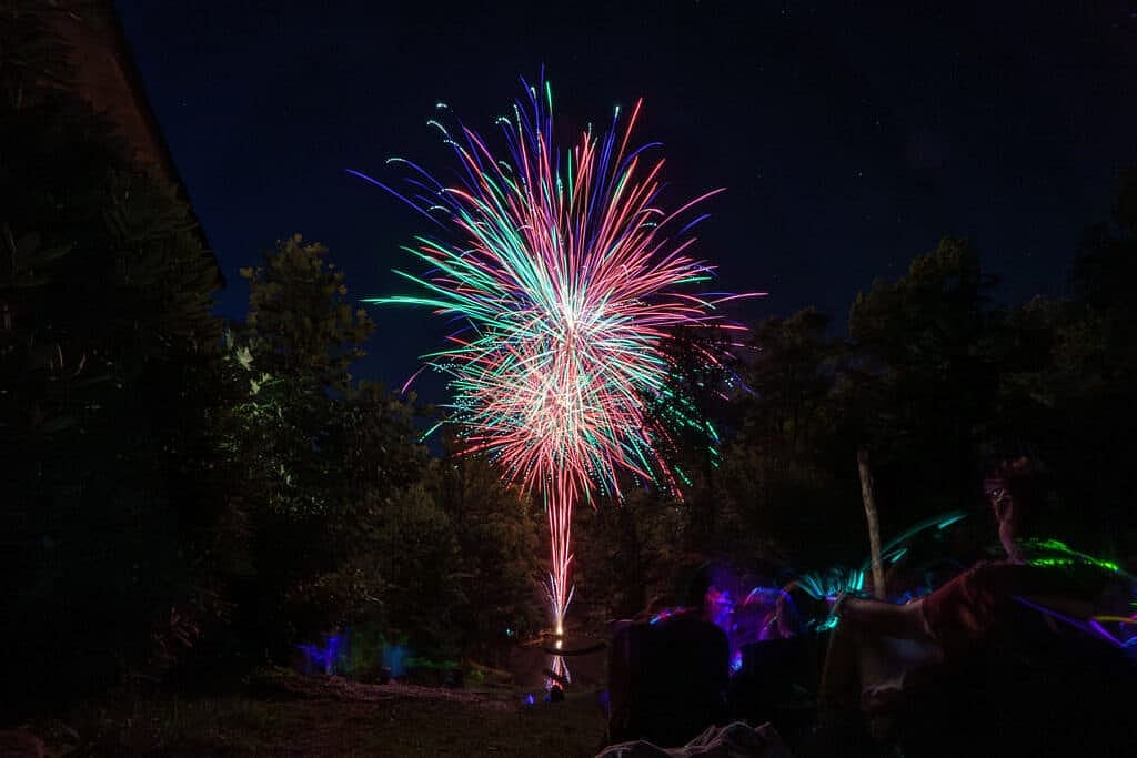 summer camp 4th fireworks