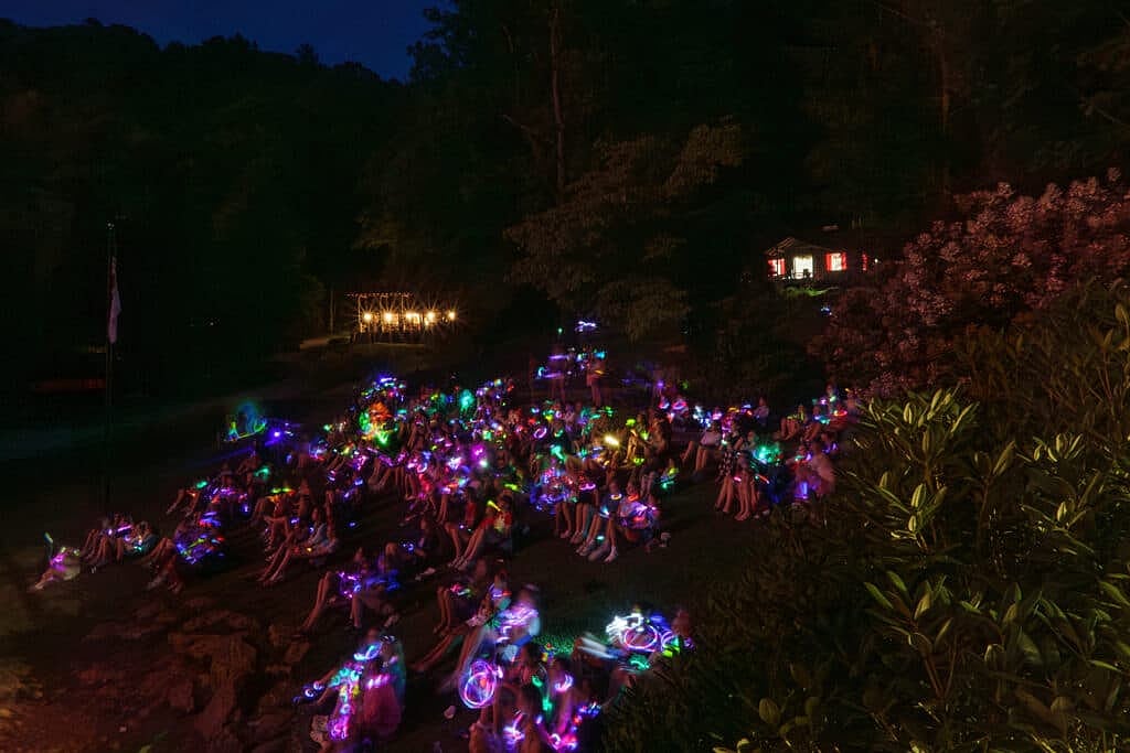 summer camp fireworks 4th of july show