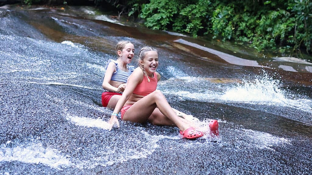 NC sliding rock camp kids