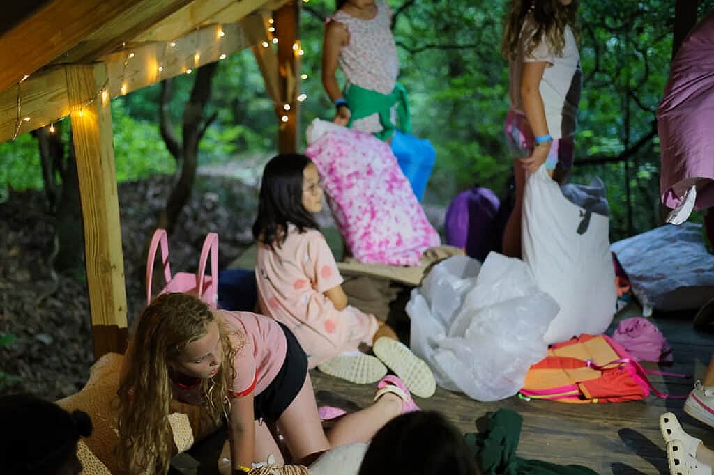 small overnight camping group