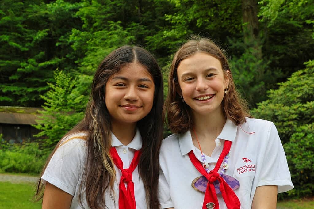 summer camp red and white uniforms