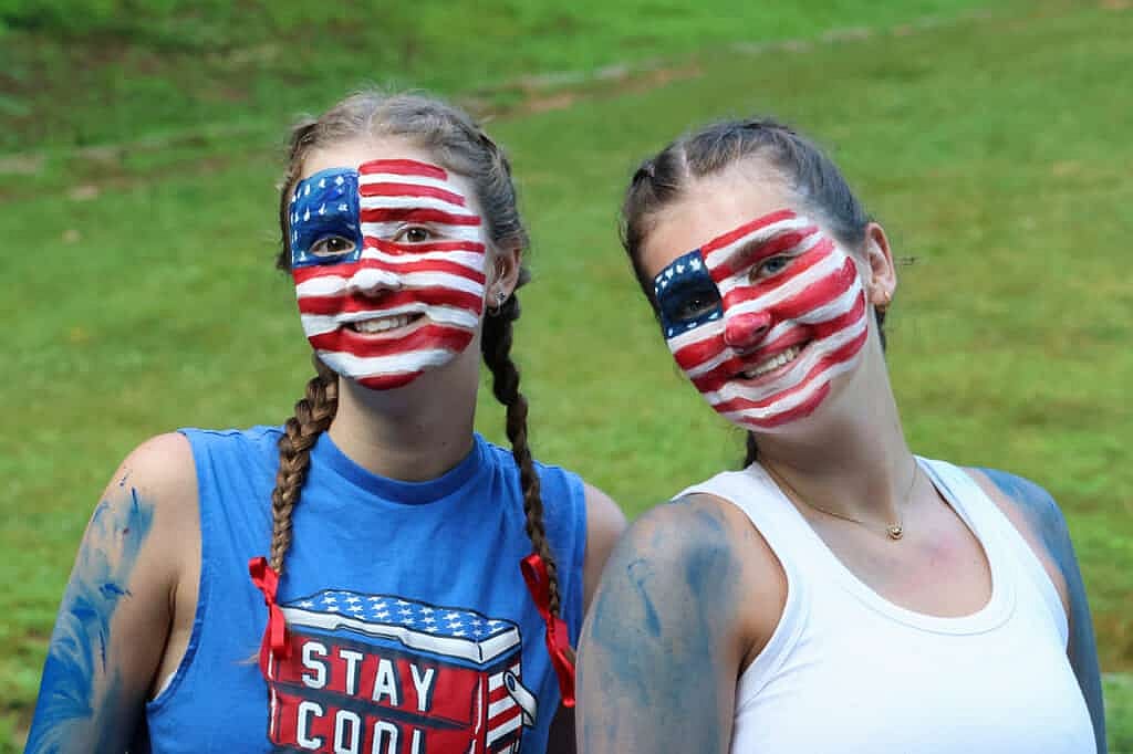 4th of July face paint