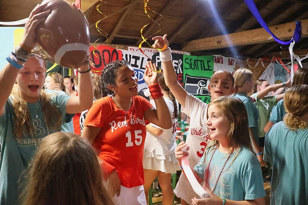 summer camp football theme party