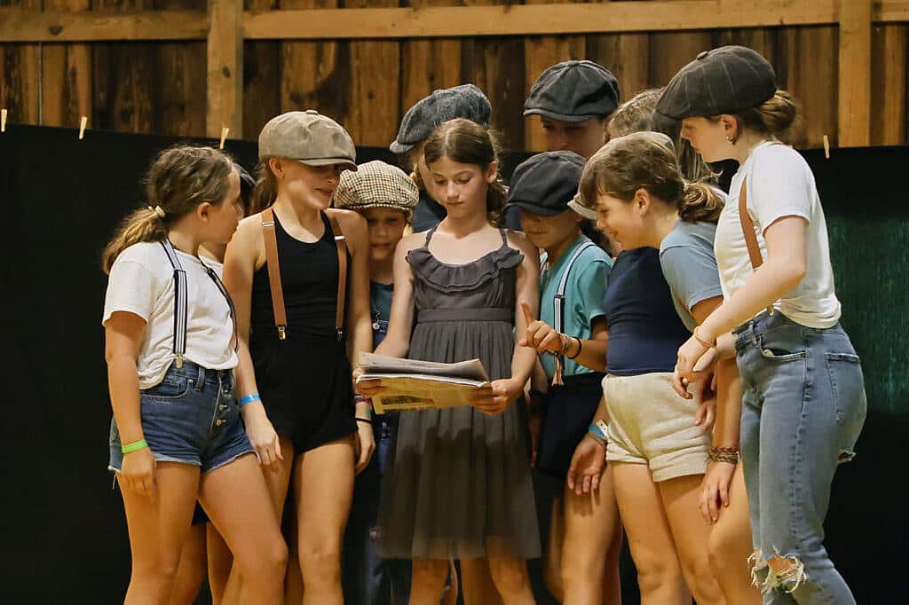 summer camp newsies show
