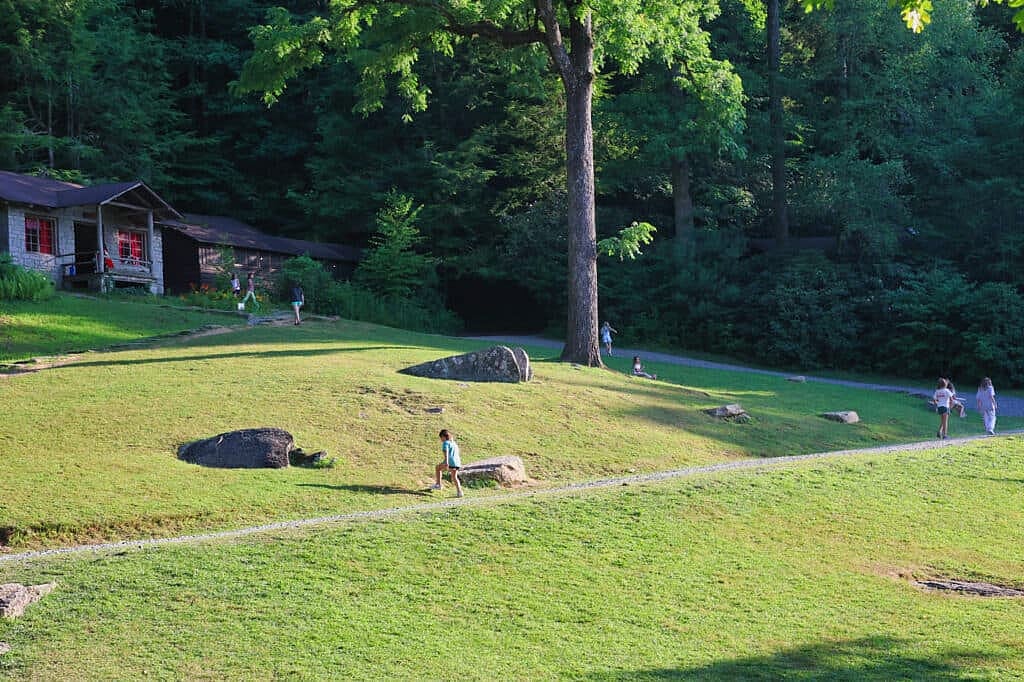Junior lodge at top of the hill