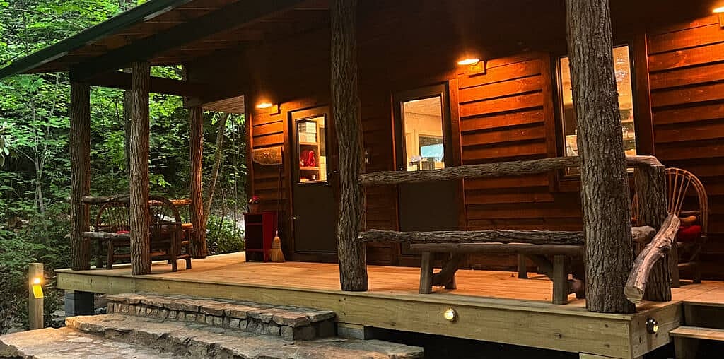 summer camp health hut