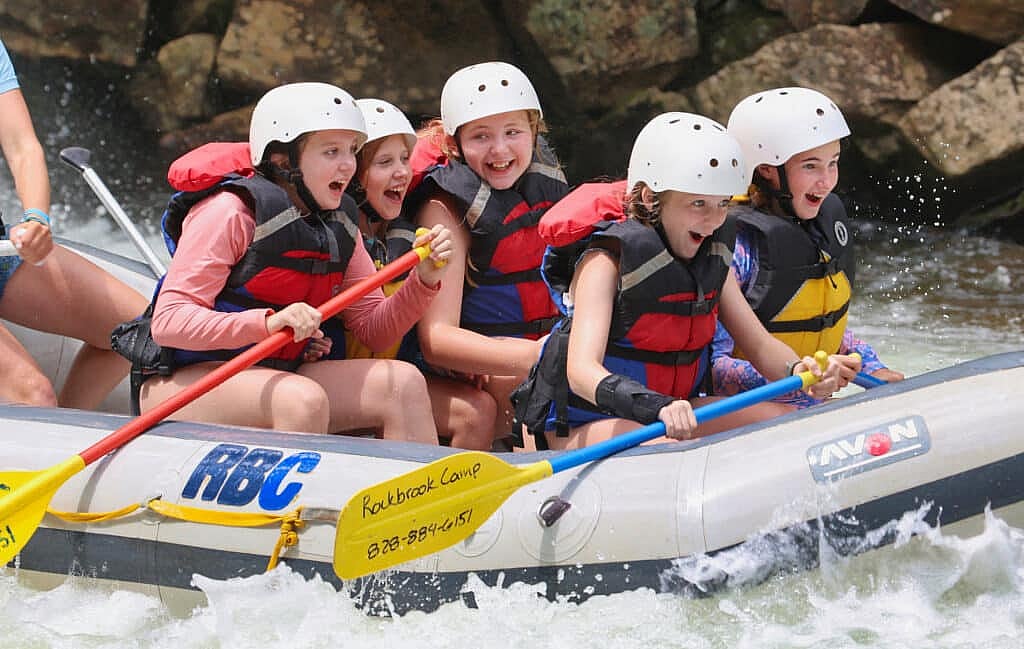 camp whitewater thrills