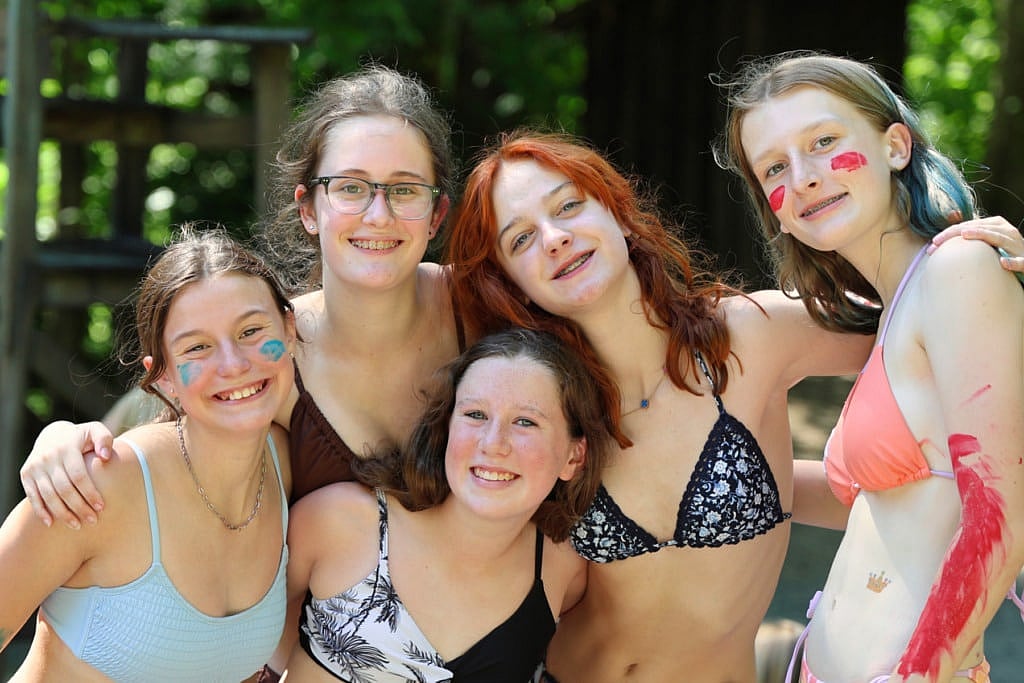 summer camp lake girls