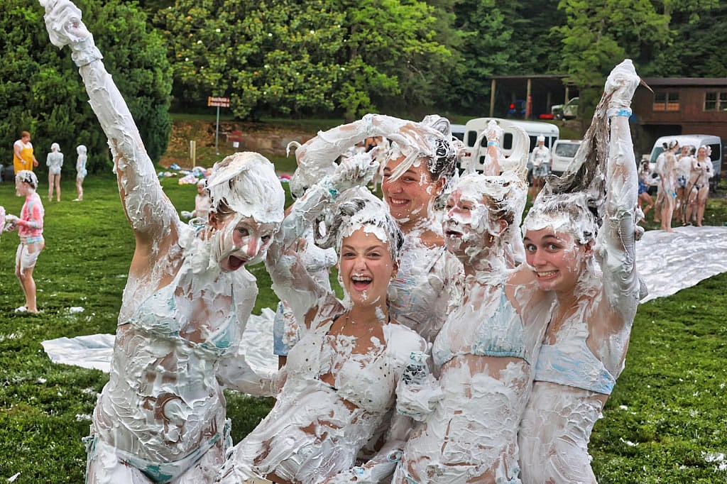 summer camp shaving cream