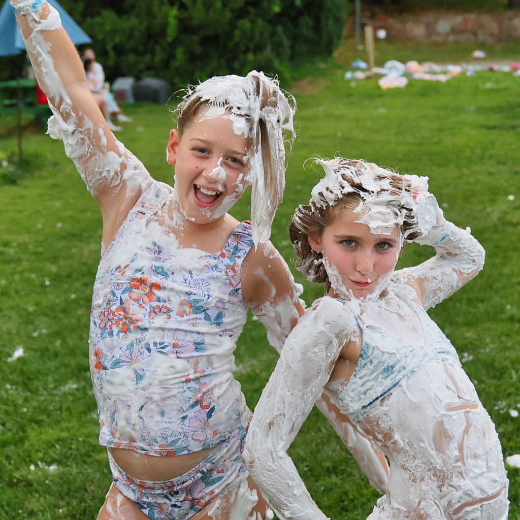 exuberant camp kids
