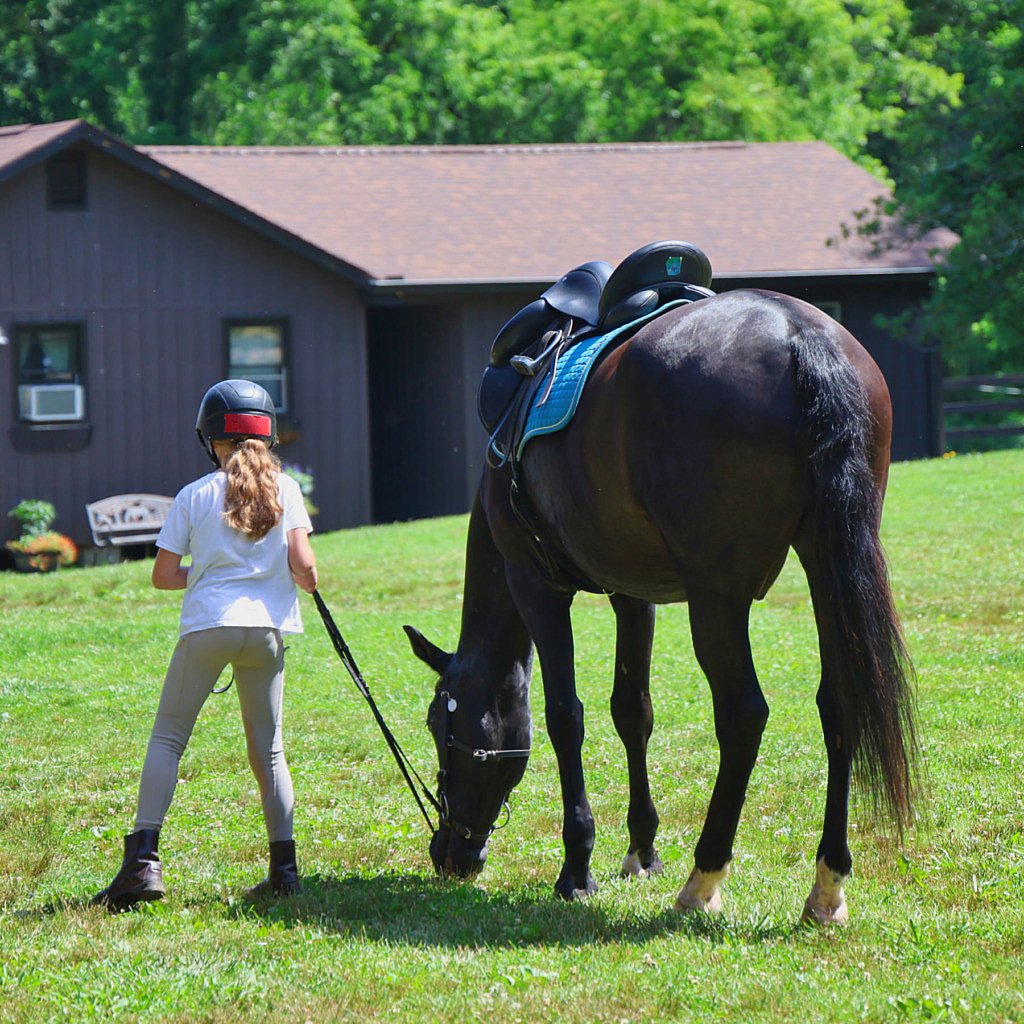 young summer camp rider