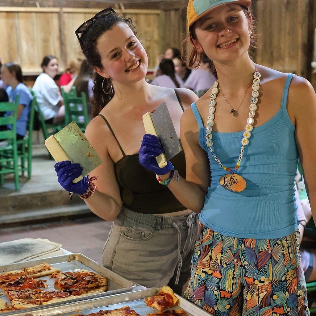 summer camp pizza supper