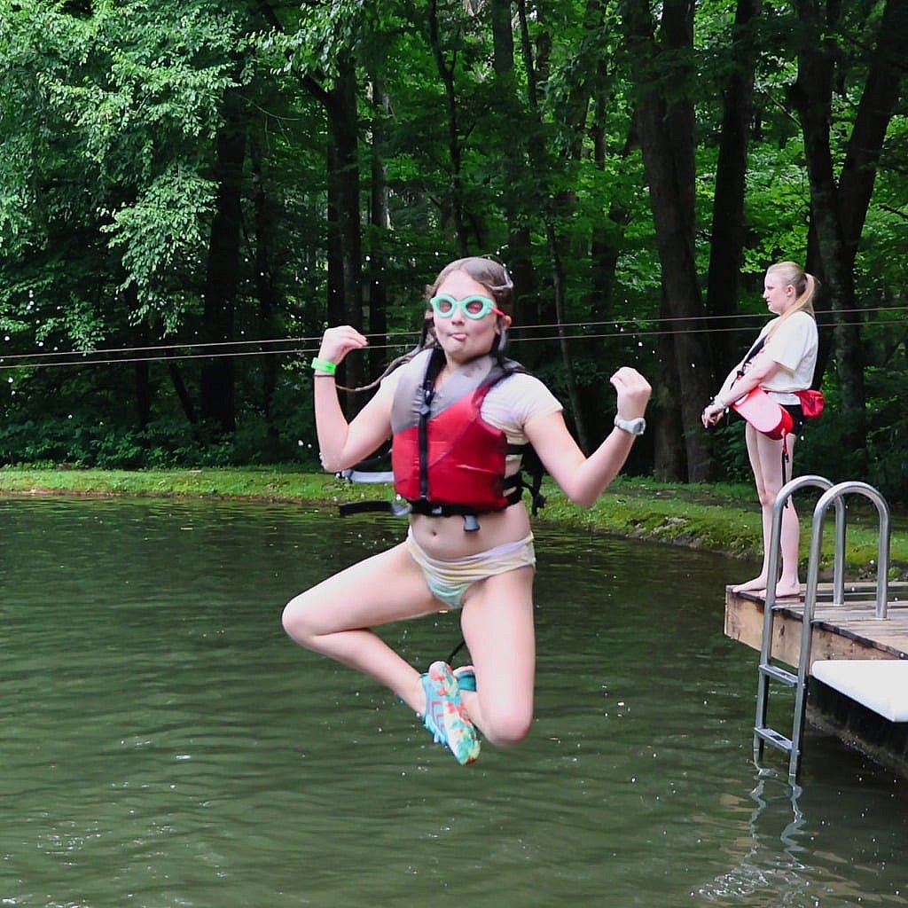 camp diving board pose