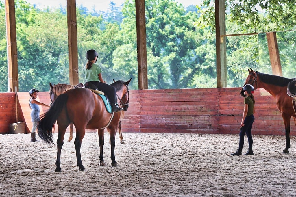 summer horse camp lesson