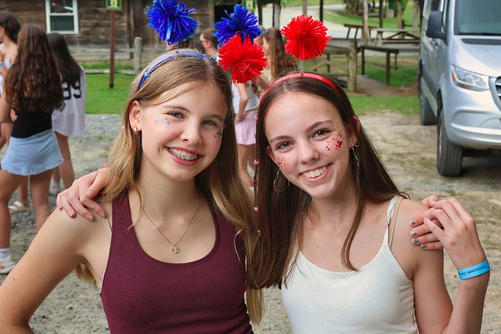summer camp dance girls headbands