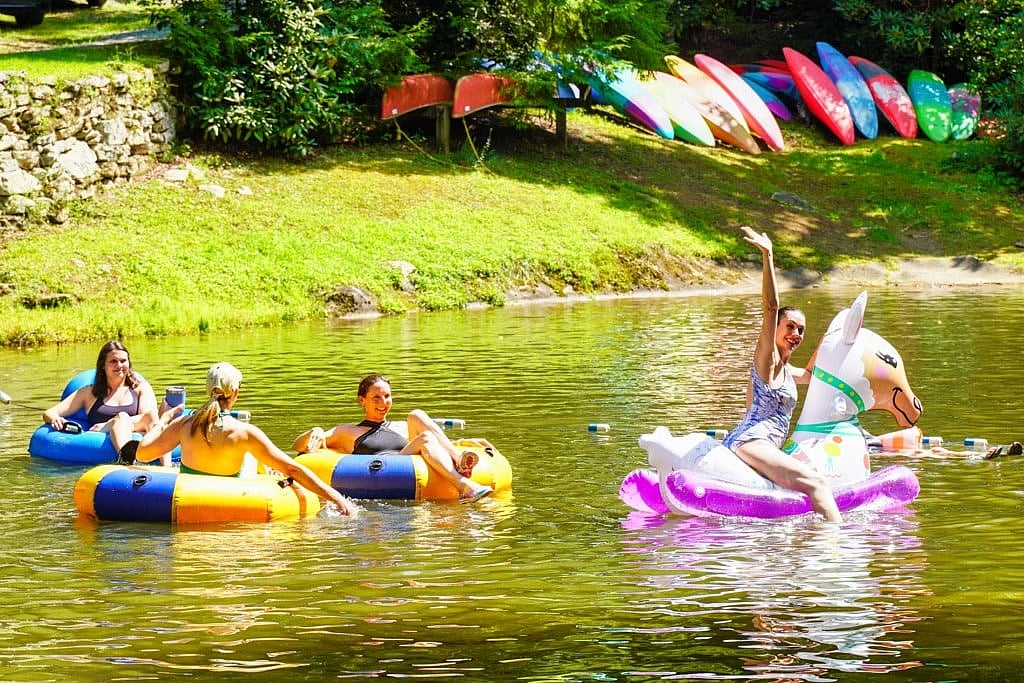 Camp Reunion swimming