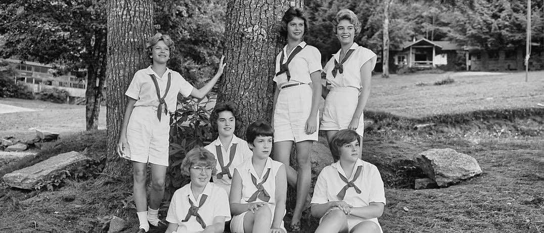 summer camp in the 1960s