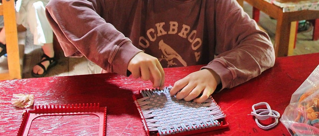 camp woven crafts