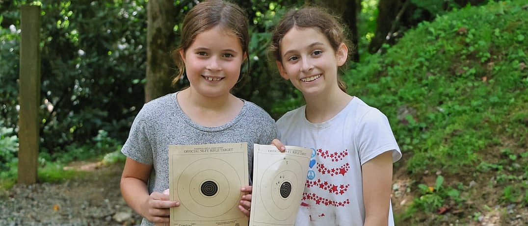 target shooting girls