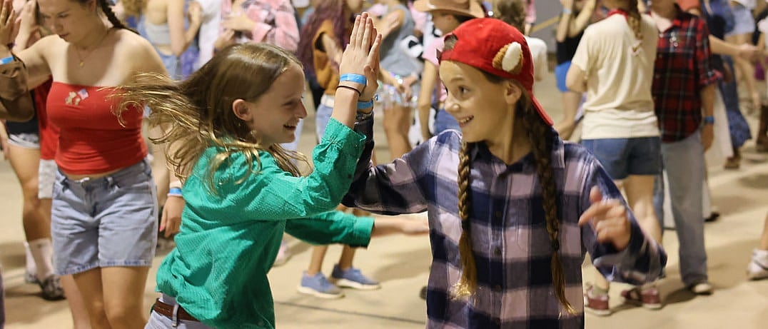 happy camp girls dancing