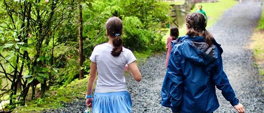 rainy summer camp day