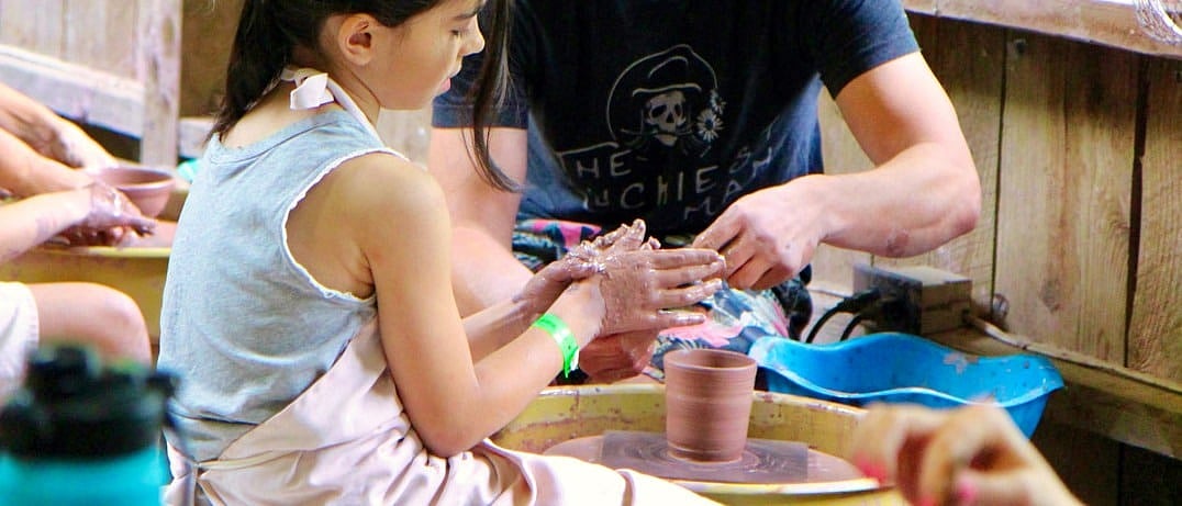 summer camp pottery class