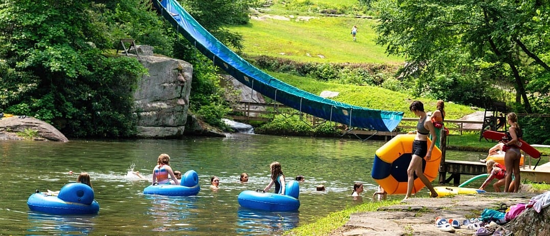 summer camp lake time