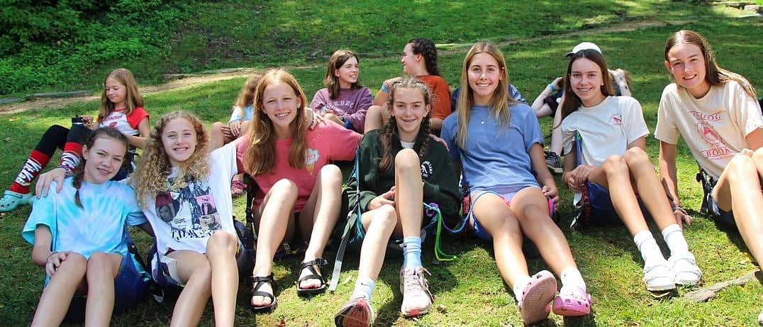 teenagers at summer camp