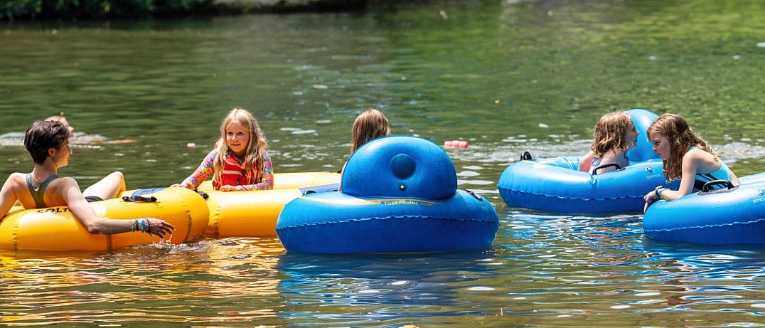 easy lake afternoon at summer camp