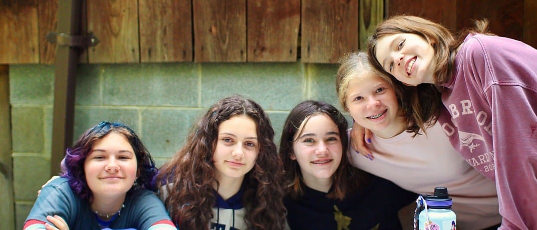 togetherness of camp teenage girls