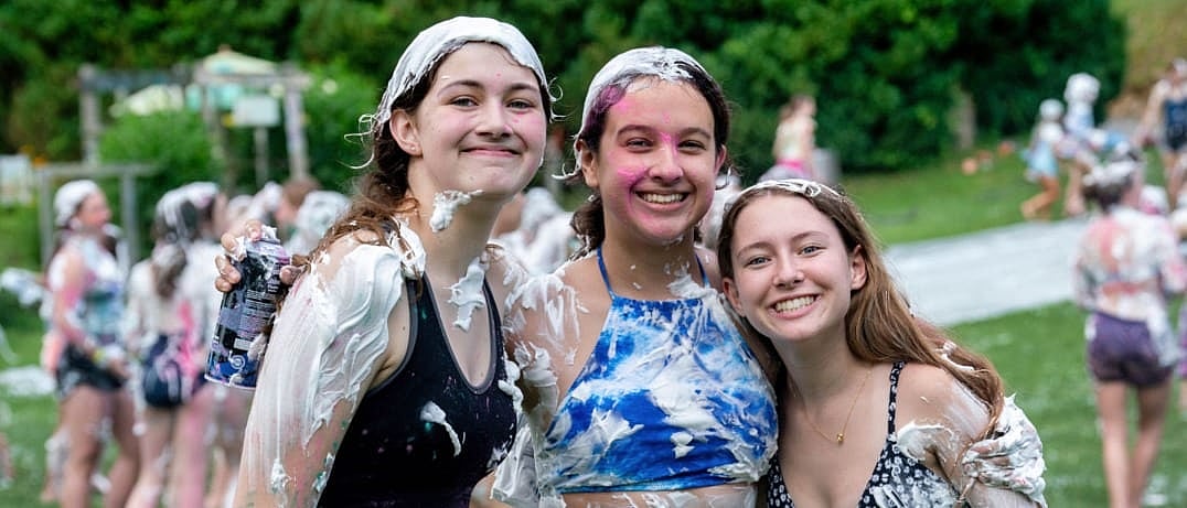 messy creamed camp friends
