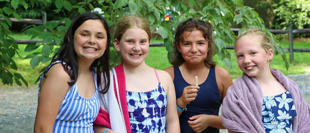 swimming lake camp kids