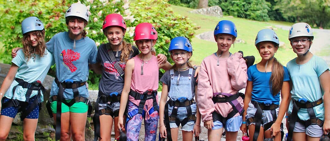 nc zipline crew of girls