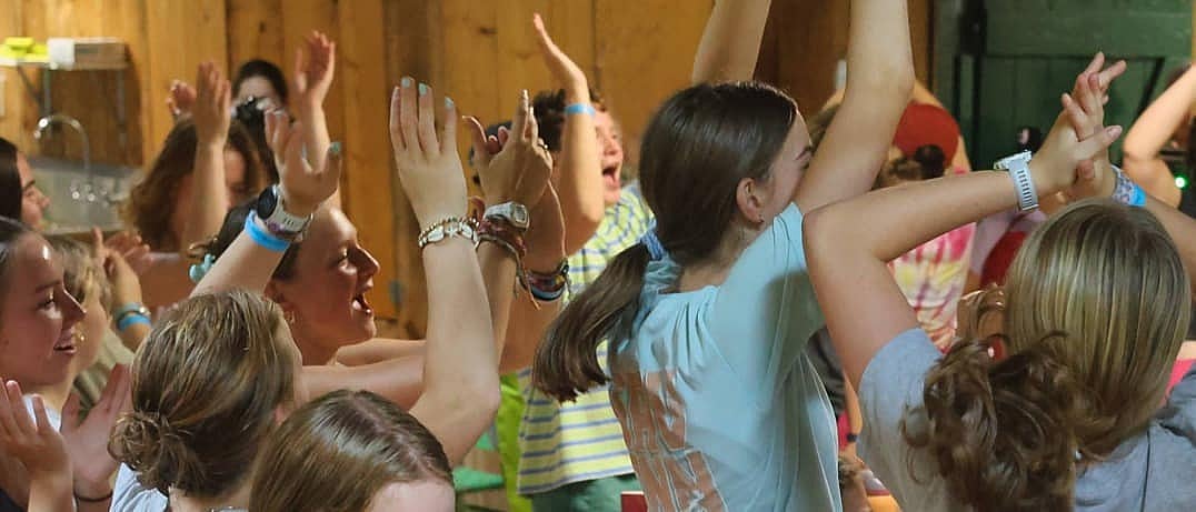 mariachi dance party at camp