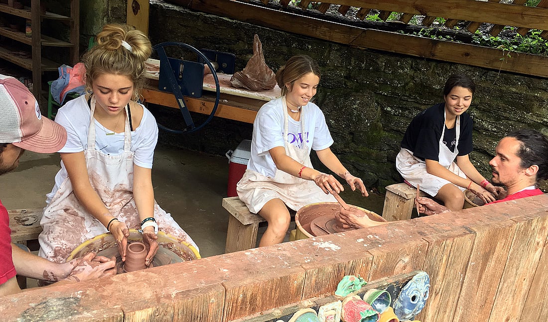 Camp Ceramics Class for Teen Girls