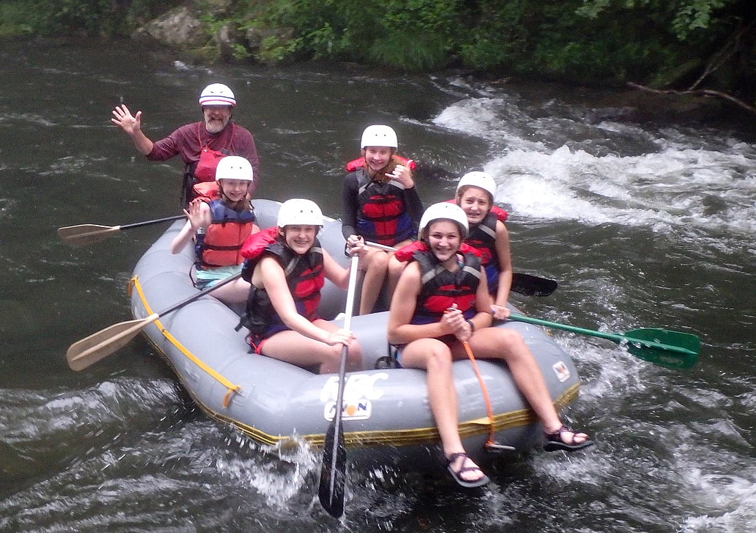 Rafting group wave