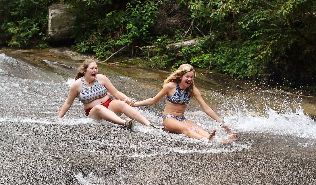 Sliding Rock Emotions