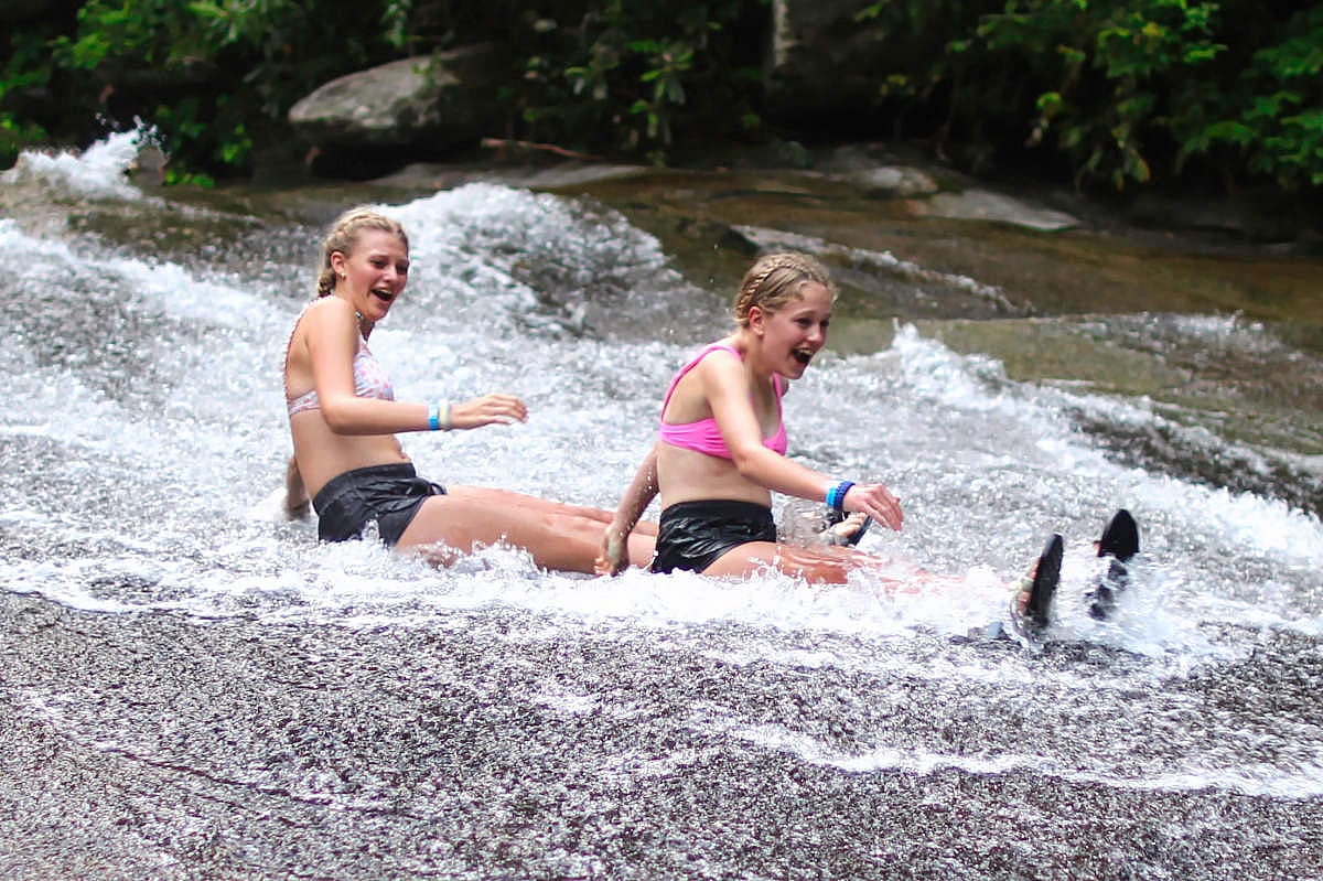 NC natureal water slide