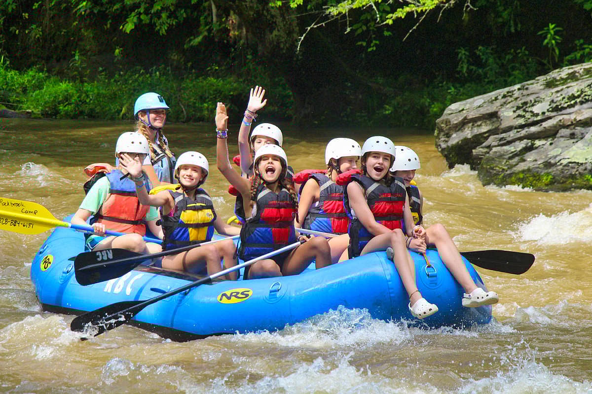 nantahala summer camp rafting