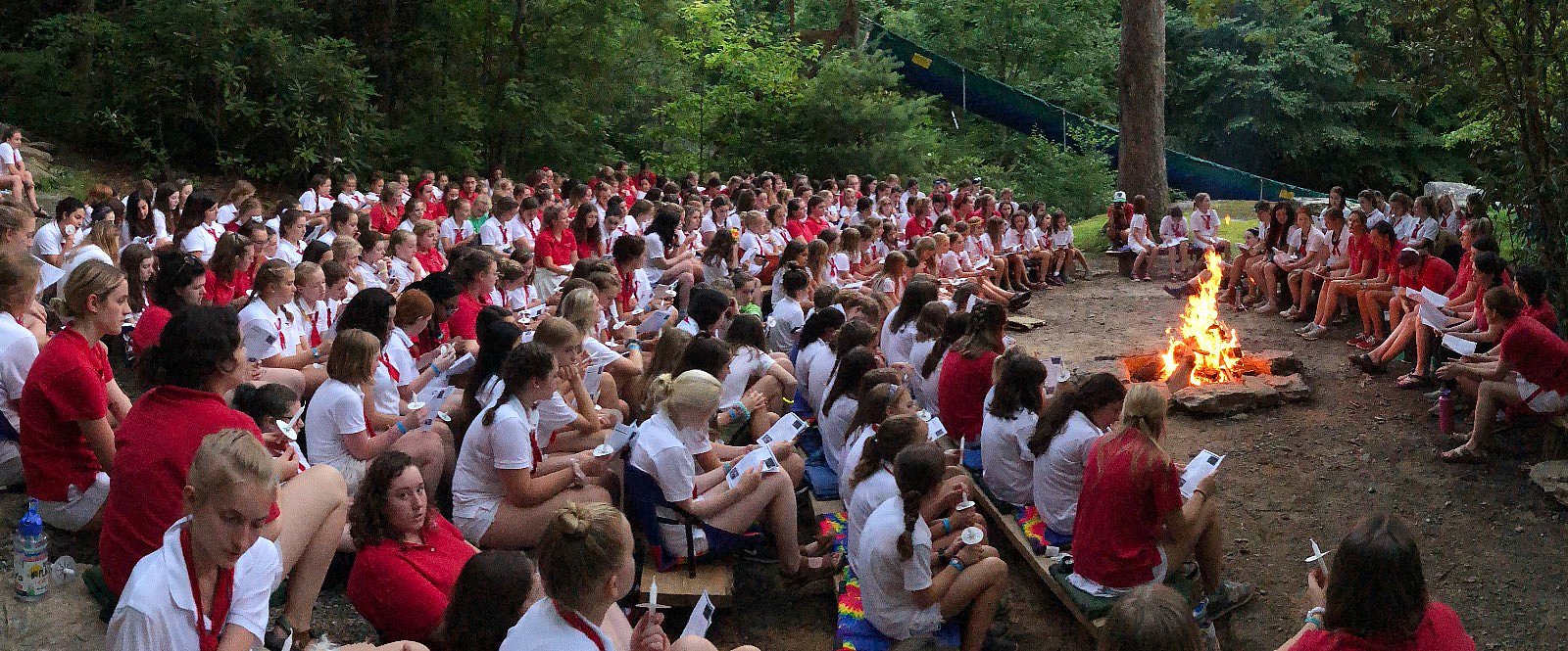 rockbrook campfire assembly
