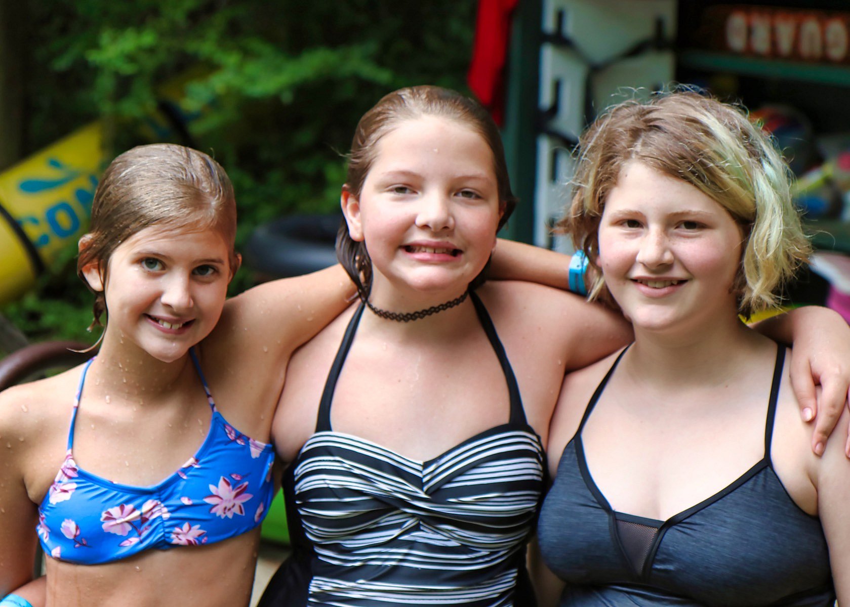 camp swimming buddies