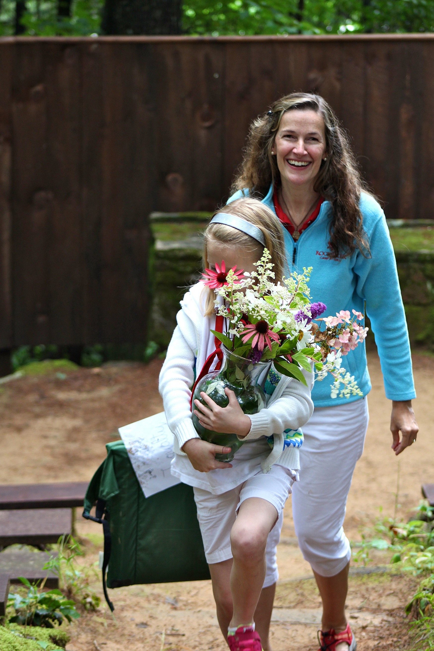 Sarah Carter and Lily