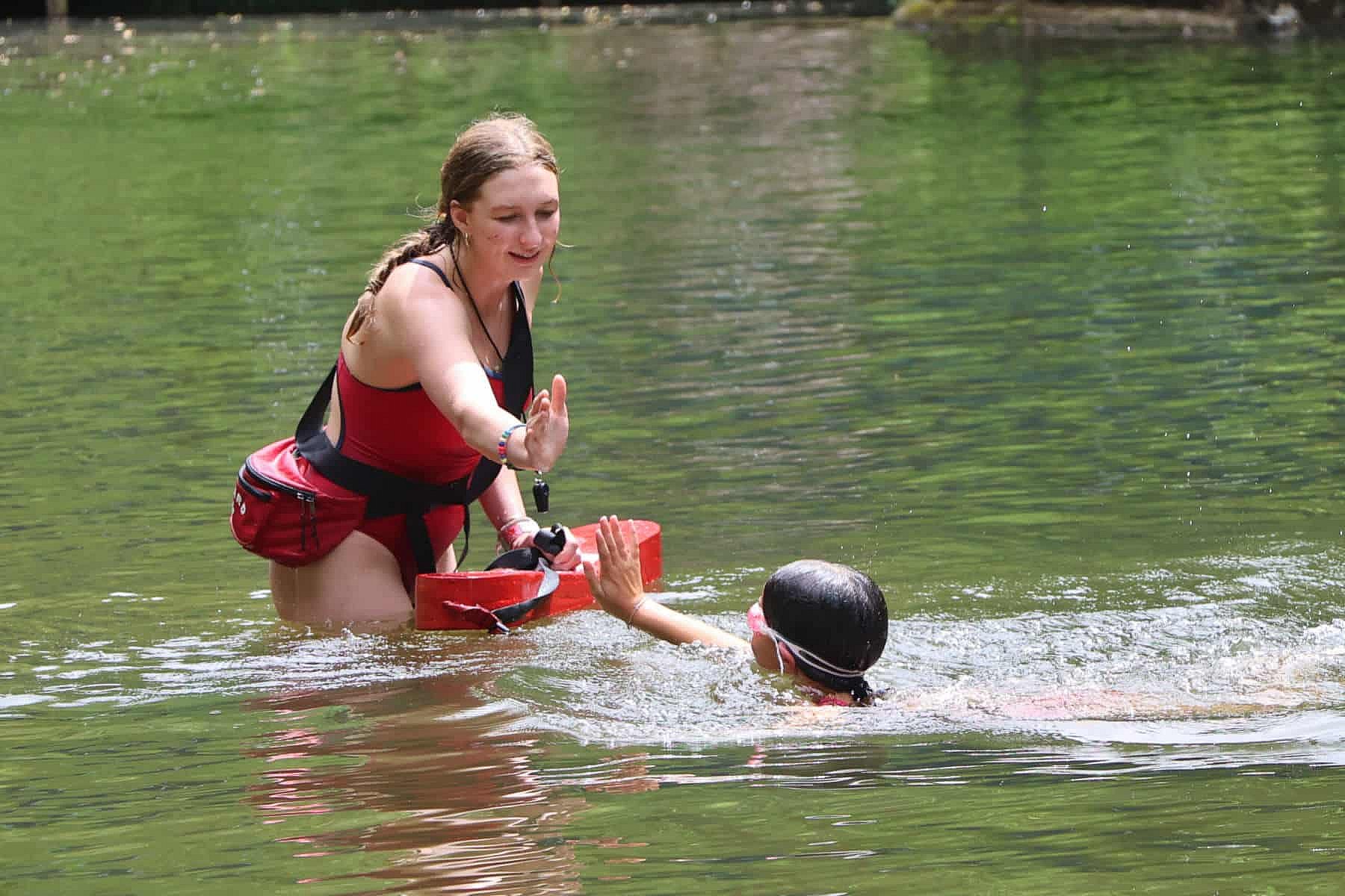 swim high five