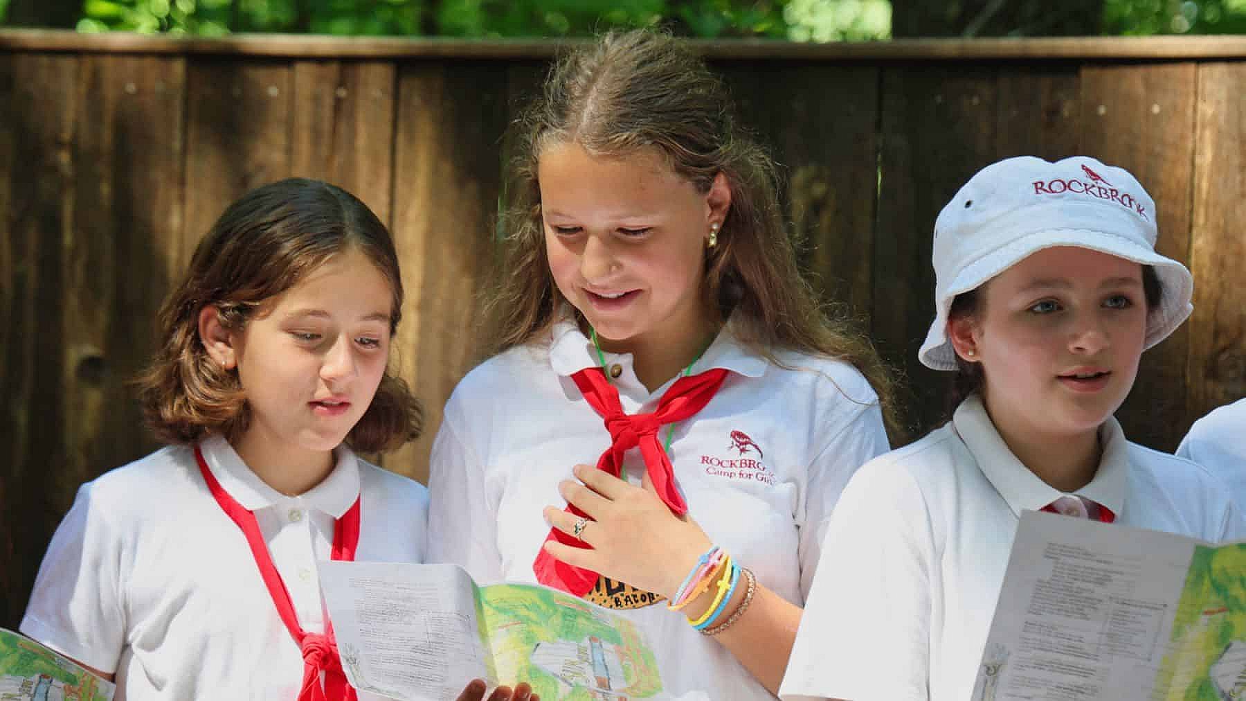 camp chapel singing kids