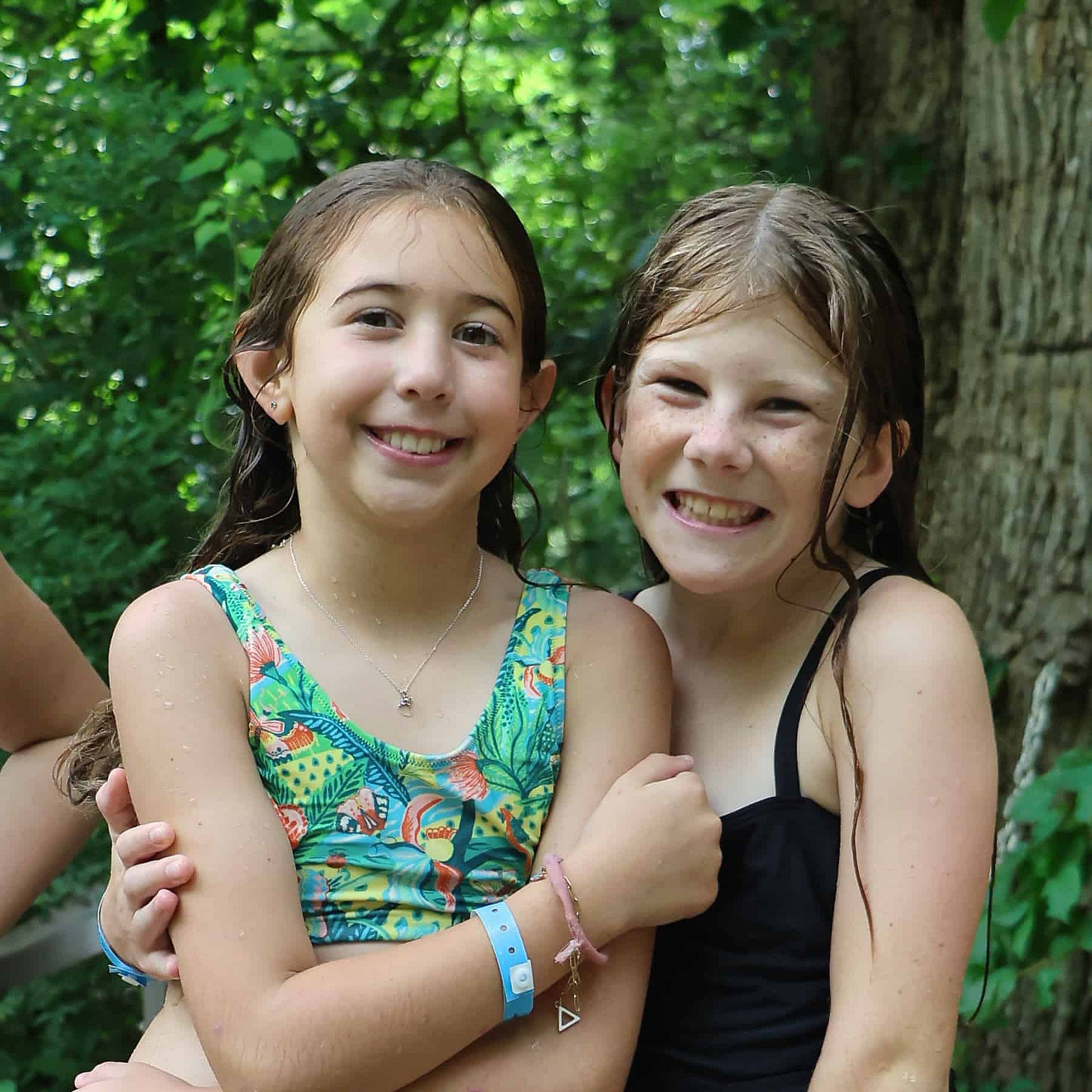 lake summer camp buddies