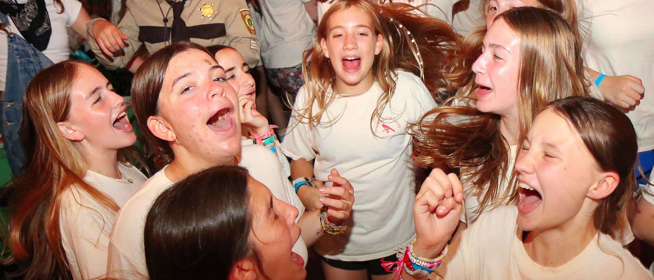dancing camp girls